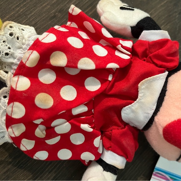 Disney Store Vintage Spirit of Mickey Mouse & Minnie 8"‎ Plush 2 Bean Bag Beanie - Picture 3 of 8